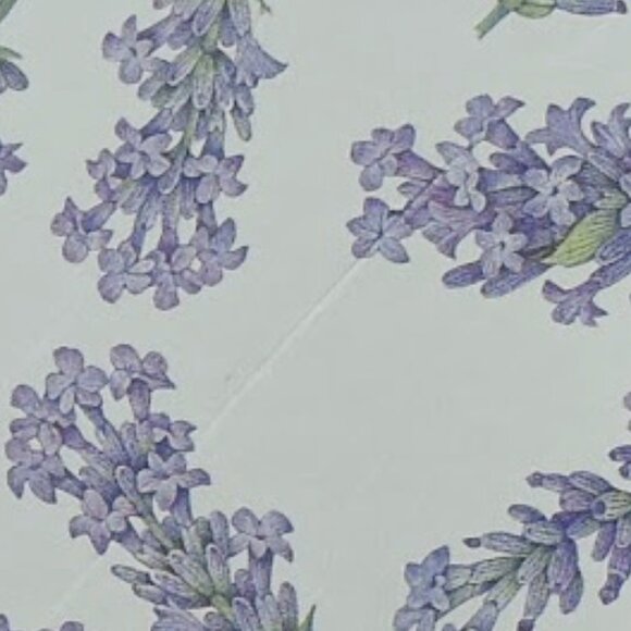 Vintage Rossi Made In Italy Lavender Flowers Periwinkle Hardcover Journal Book - Picture 13 of 16